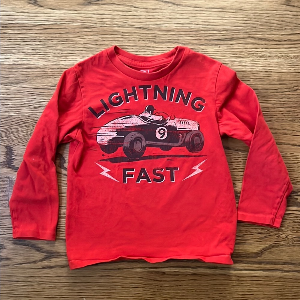 Red race car Long Sleeve Shirt